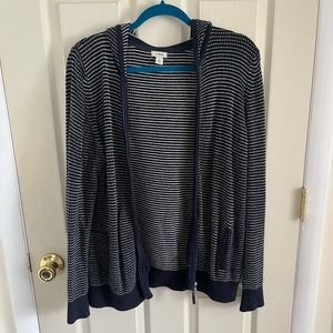 LL bean cashmere zip up